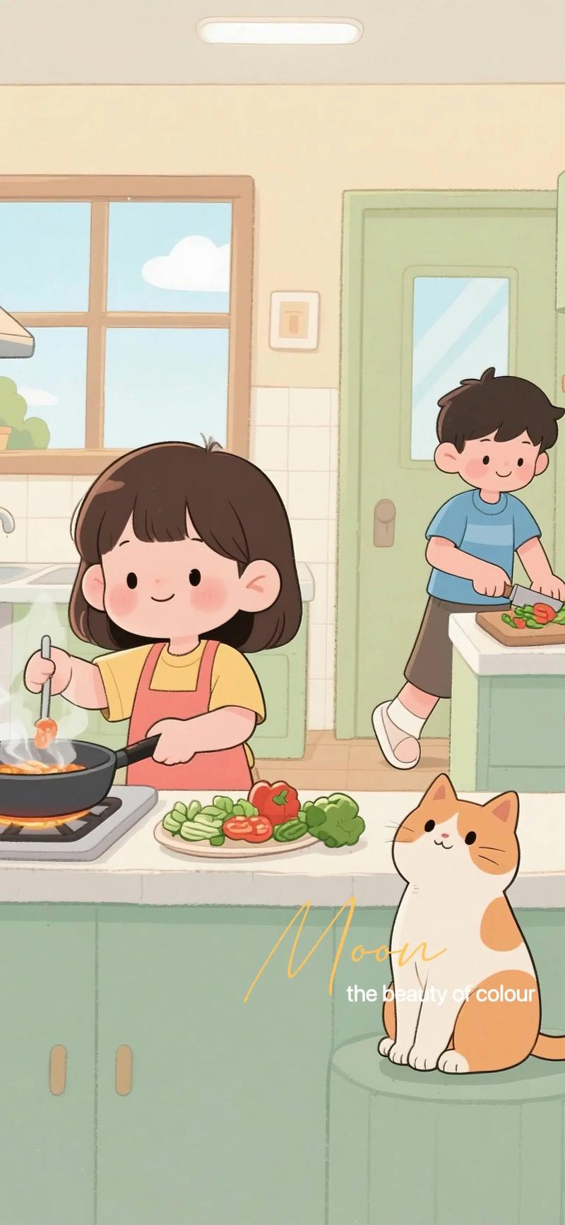 咬人画的壁纸精选，生活里的小温暖与诙谐，你最爱哪一幅？