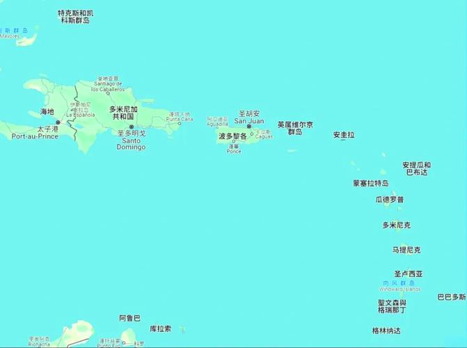 加勒比地区地图：规划跳岛旅行与航海路线的必备工具