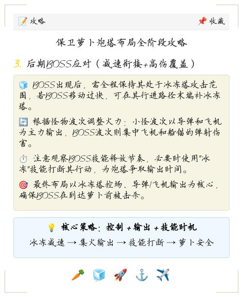 保卫萝卜挑战41关攻略：开局炮塔布局与减速塔是关键